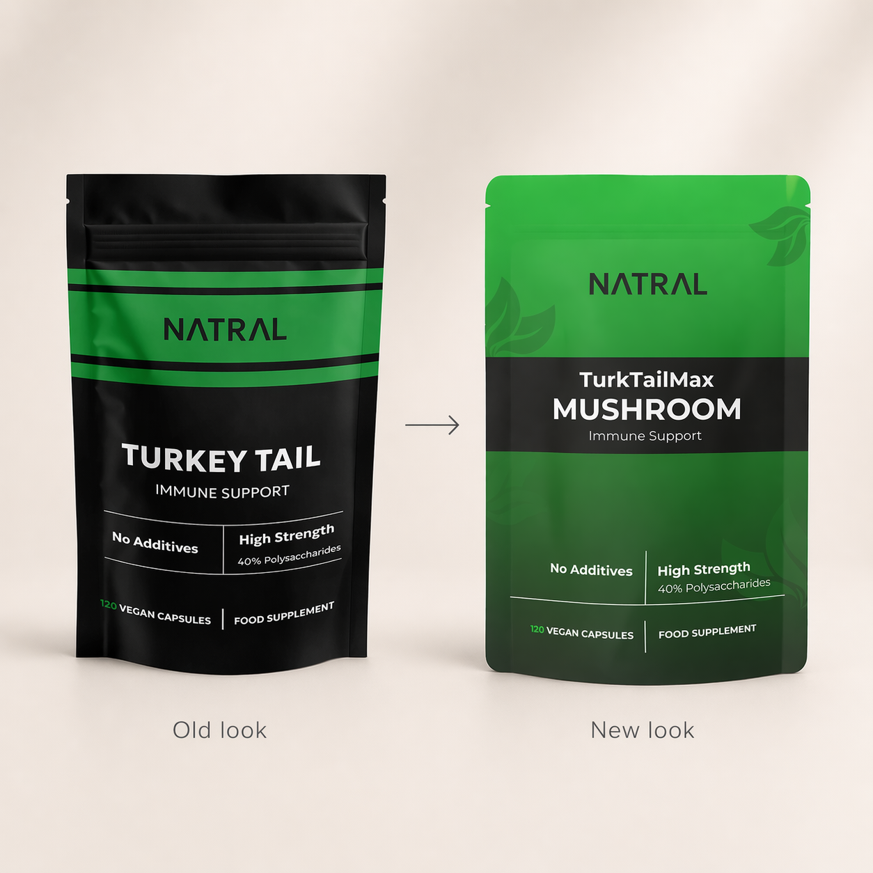 Turkey Tail Mushroom Extract Capsules